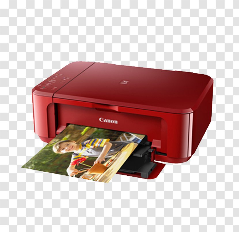 Canon Multi-function Printer Inkjet Printing - Laser - Red Transparent PNG