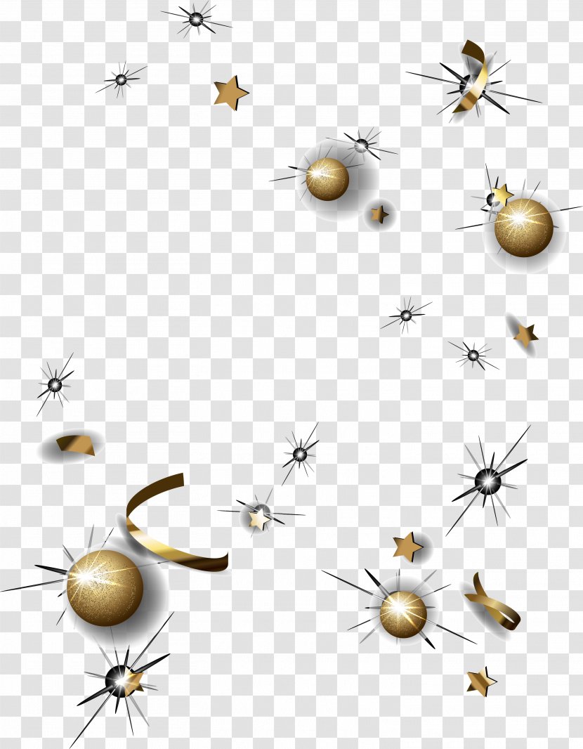 Golden Fresh Star Halo - Membrane Winged Insect - Pest Transparent PNG
