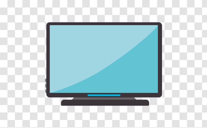 Display Device LCD Television Computer Monitors Flat Panel - Watercolor Transparent PNG