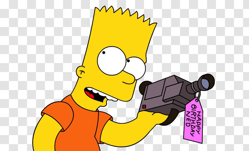 Bart Simpson Homer Marge Lisa Maggie - Cartoon Transparent PNG
