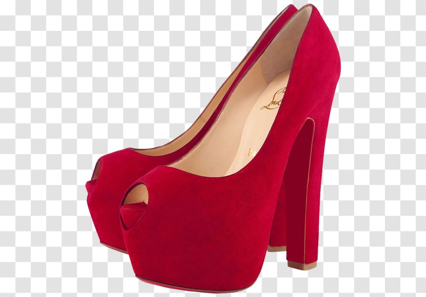 High-heeled Footwear Peep-toe Shoe Court Fashion - Christian Louboutin - Heels Transparent PNG