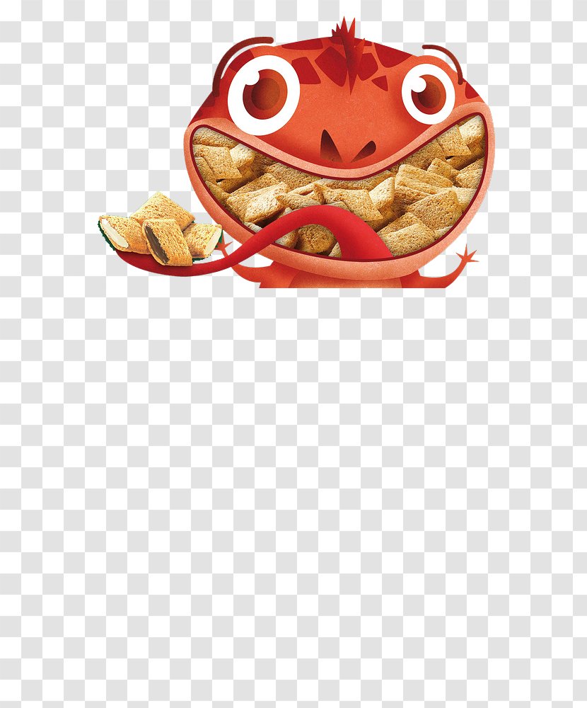 Junk Food Popcorn Potato Chip - Frog Mouth Chips Transparent PNG