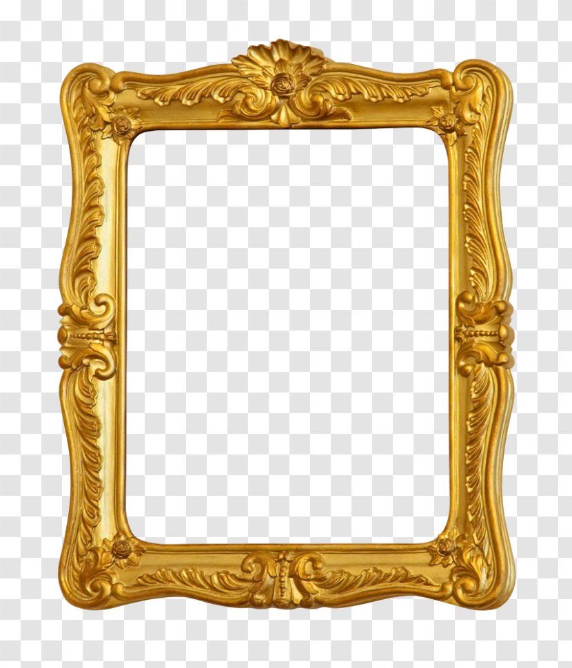 Picture Frame Gold Stock Photography Ornament Film - Shutterstock Transparent PNG