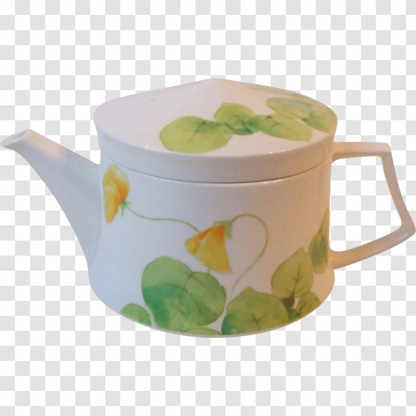 Coffee Cup Saucer Kettle Porcelain - Ceramic Transparent PNG