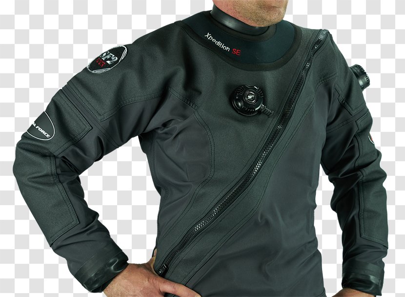 ScubaForce Xpedition Dry Suit Scuba Diving T-shirt Sleeve - Neck - Next Generation 911 Logo Transparent PNG