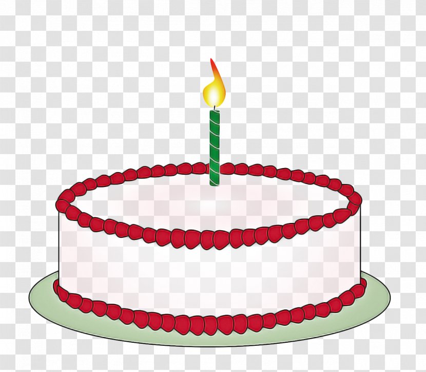Cartoon Birthday Cake - Candle - Bavarian Cream Decorating Transparent PNG