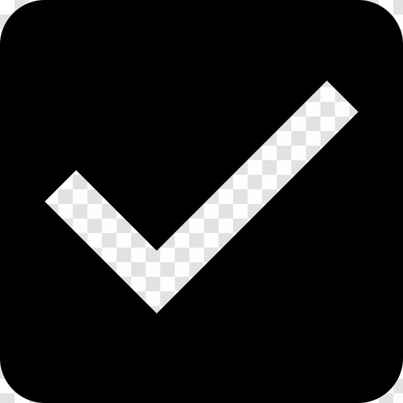 Checkbox Check Mark User Interface Clip Art - Logo - Box With Transparent PNG