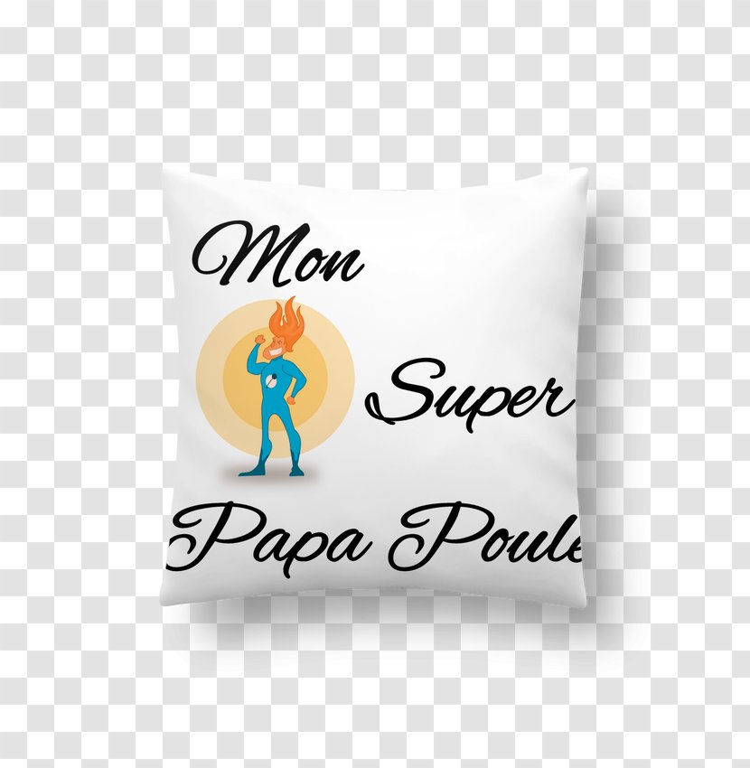 Cushion Throw Pillows Superhero Trucker Hat - Super Papa Transparent PNG