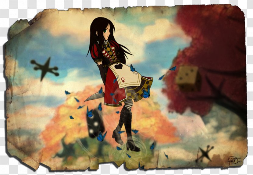 DeviantArt Vale Of Tears Artist - Frame - American Mcgee's Alice Red Queen Transparent PNG