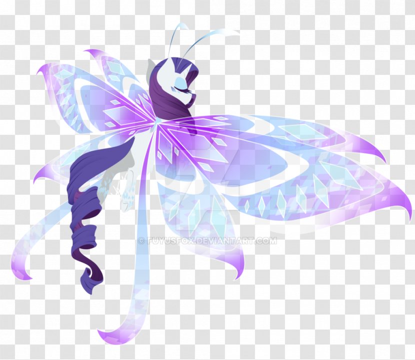 Butterfly Rarity Pony Drawing Fan Art - Wing Transparent PNG