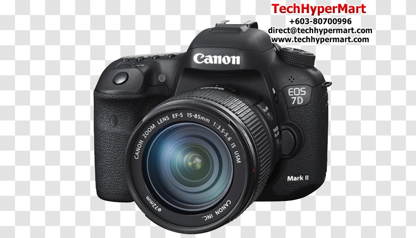 Canon EOS 7D 6D Mark II Digital SLR EF-S 18–135mm Lens - Camera - Dslr Functions Transparent PNG