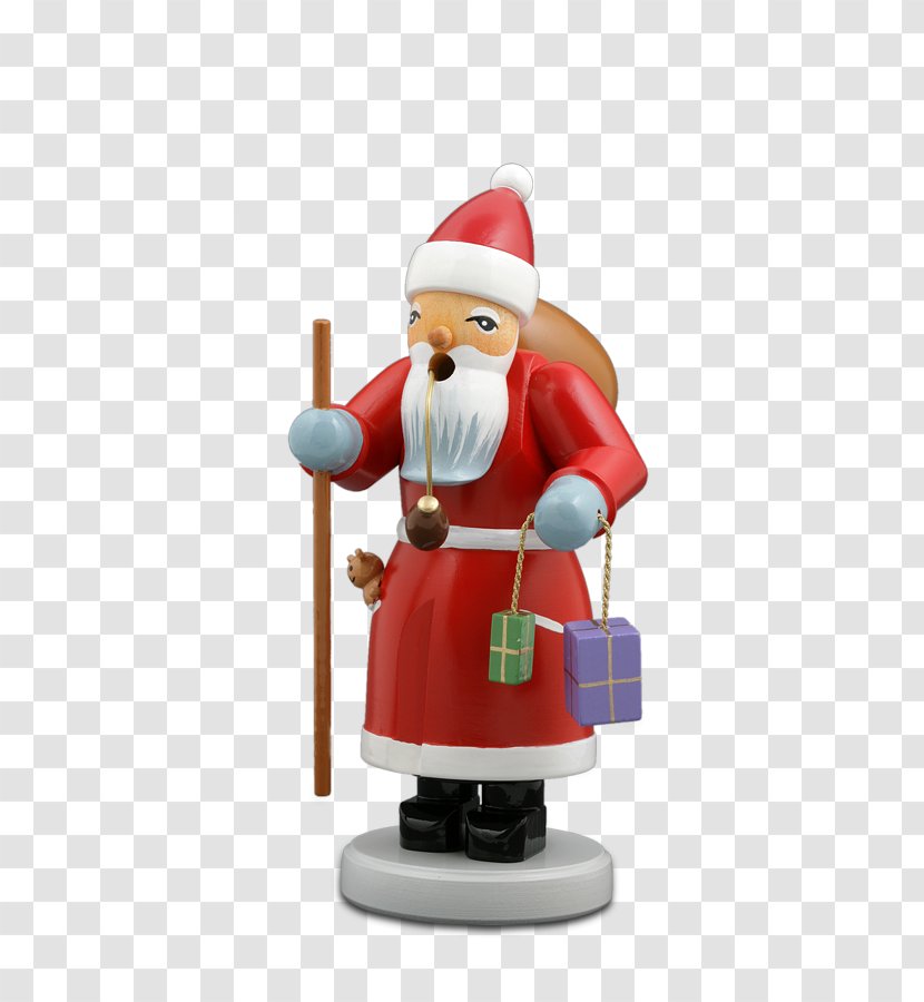 Santa Claus Christmas Ornament Räuchermann Figurine Transparent PNG