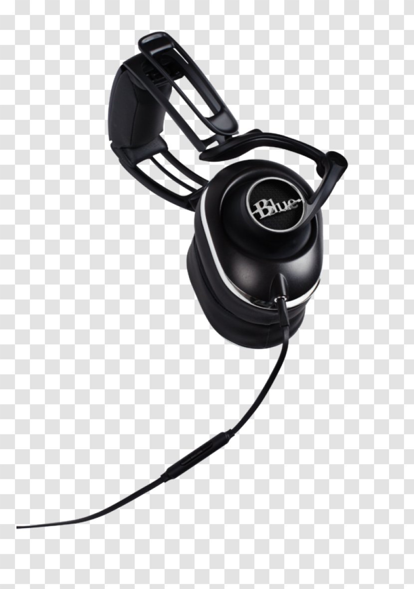 Headphones Audio Blue Microphones Sound - Electronic Device - Microphone Transparent PNG
