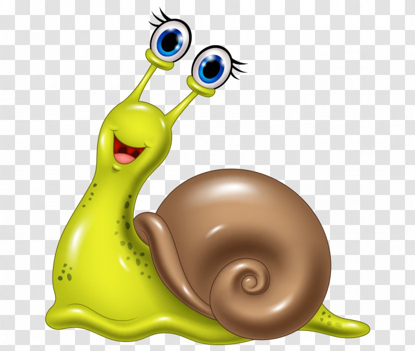 Snail Cartoon Royalty-free Clip Art - Illustrator - Hand-painted Cute Green Transparent PNG