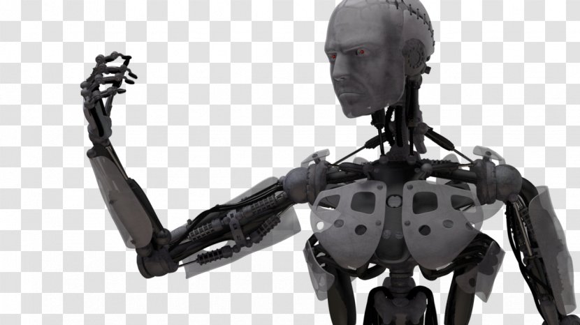 Robot Black And White Product Design - Technology - Cyborg Picture Transparent PNG