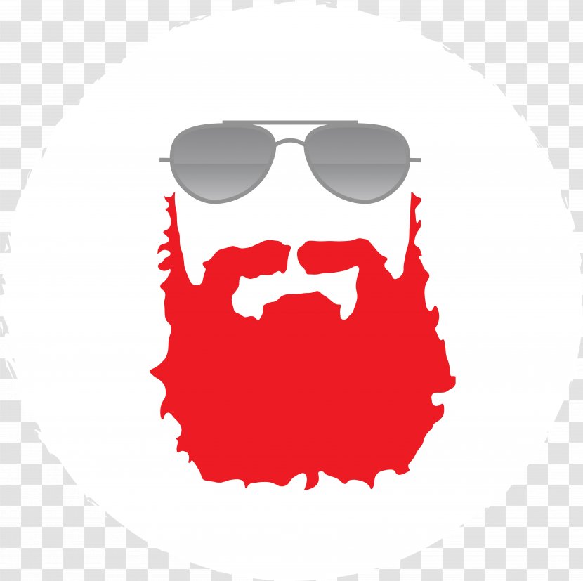 Beard Clip Art Man Red Cartoon Transparent PNG