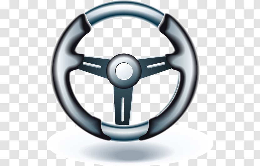 Car Royalty-free Illustration - Steering Wheel - Hand-painted Pattern Transparent PNG