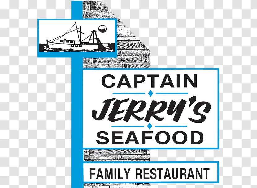 Captain Jerry's Seafood Restaurant Simply Better Menu - Text Transparent PNG