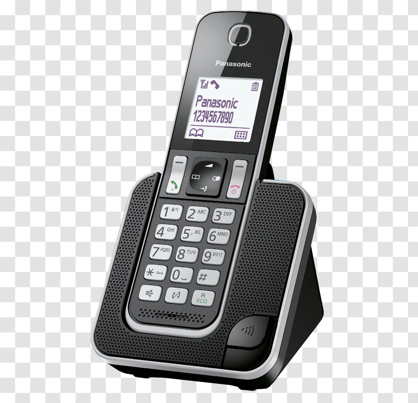 Panasonic KX-TGD31 Cordless Telephone Digital Enhanced Telecommunications - Answering Machine Transparent PNG