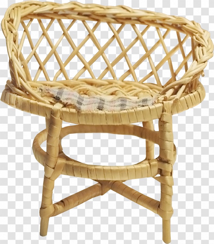 Table Chair Furniture Wicker - Weaving Transparent PNG