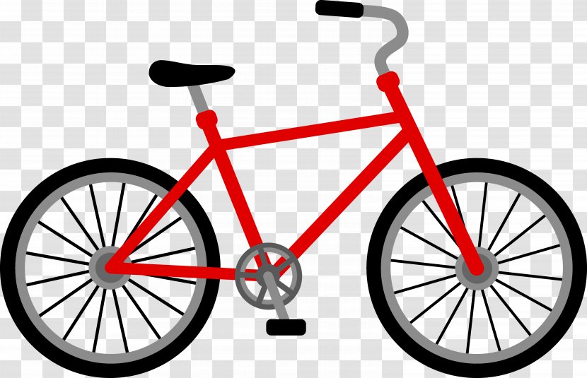 Cruiser Bicycle Clip Art - Royaltyfree - Cartoon Tricycle Cliparts Transparent PNG