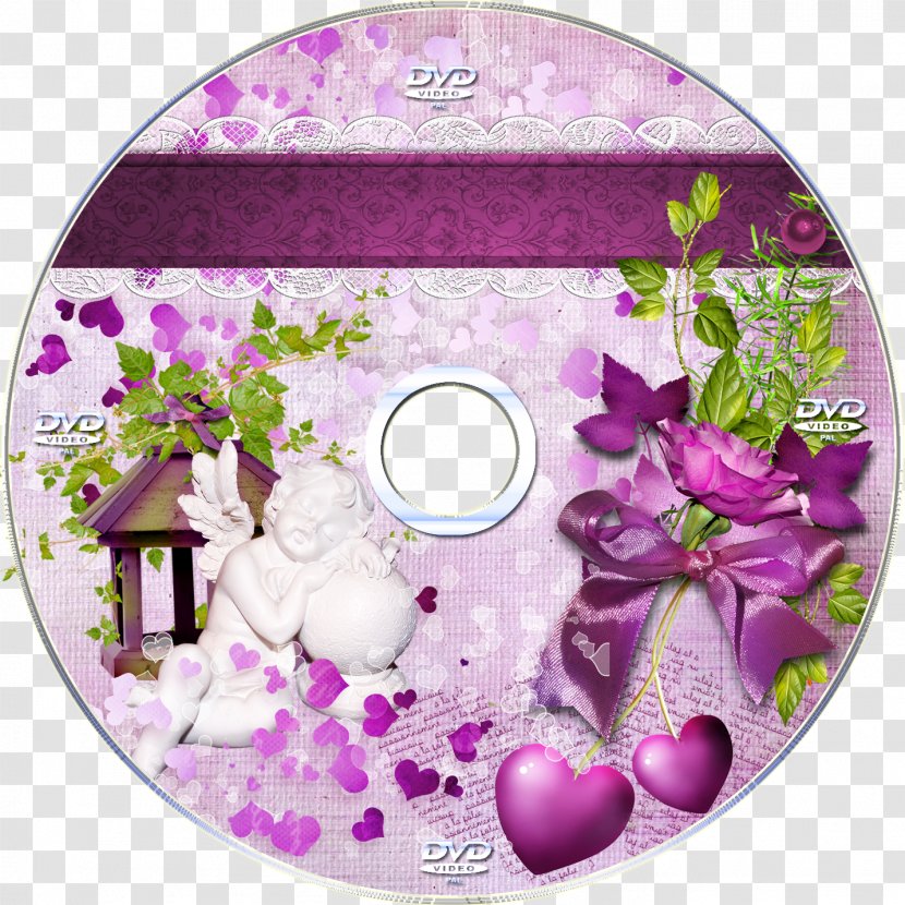 Compact Disc DVD Floral Design Wedding - Cut Flowers - Cd/dvd Transparent PNG