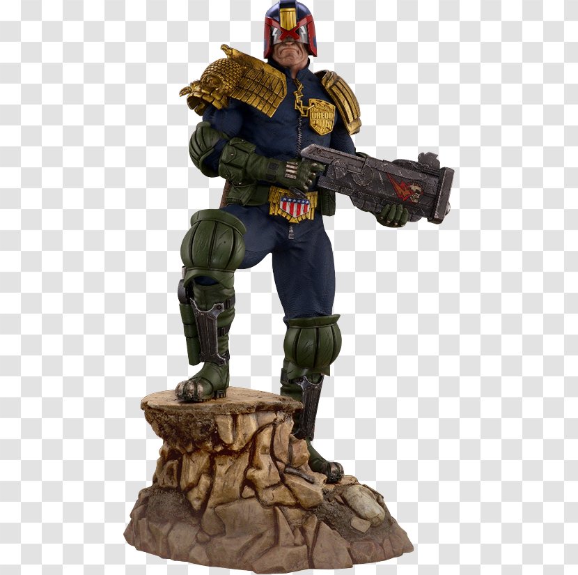 Judge Dredd: Dredd Vs. Death 2000 AD Figurine Statue Transparent PNG