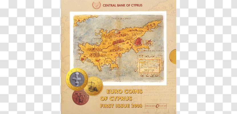 2 Euro Commemorative Coins Cyprus Numismatics - 20 Cent Coin Transparent PNG