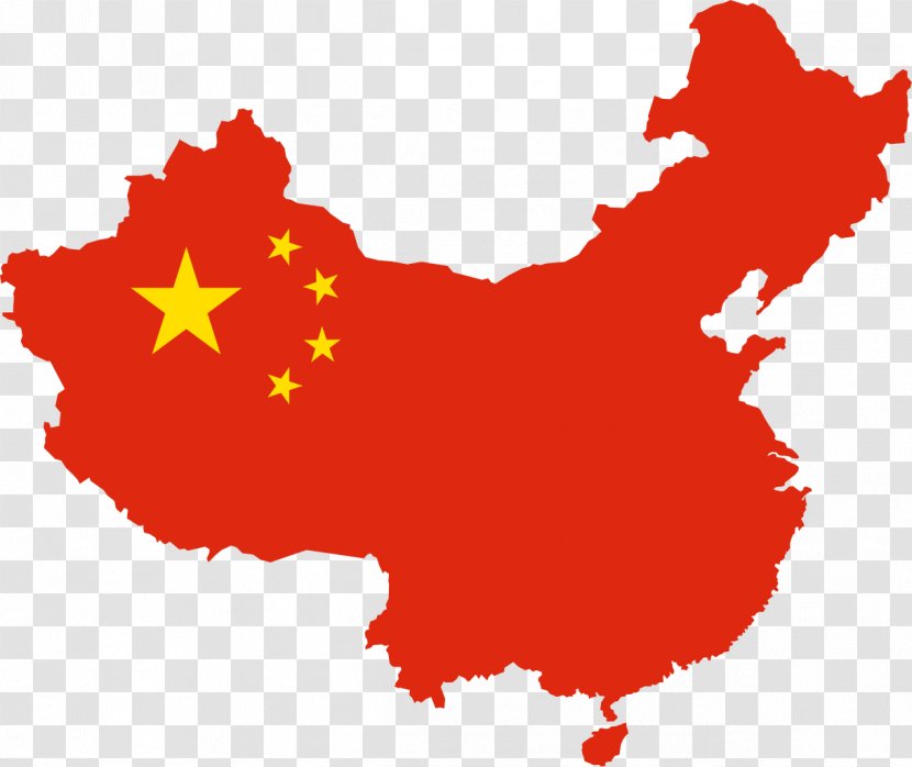 Flag Of China Map Turkey - Red - Chinese Transparent PNG