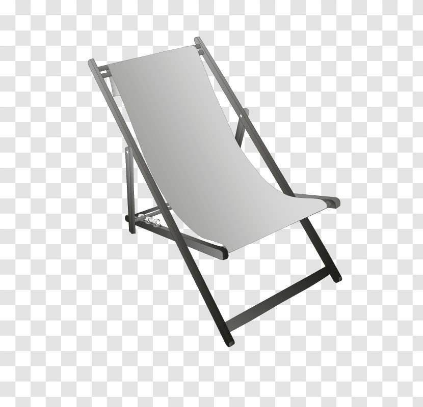Deckchair Garden Furniture Table - Chair Transparent PNG