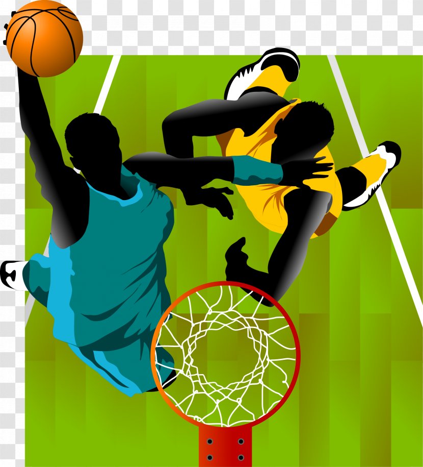 Basketball Coach Slam Dunk Backboard - Ball - Player Transparent PNG