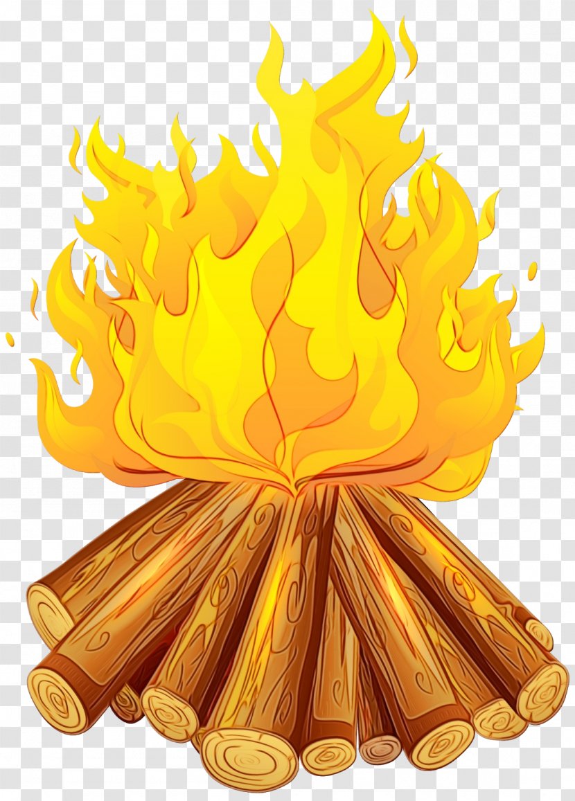 Yellow Clip Art Fire Flame Transparent PNG