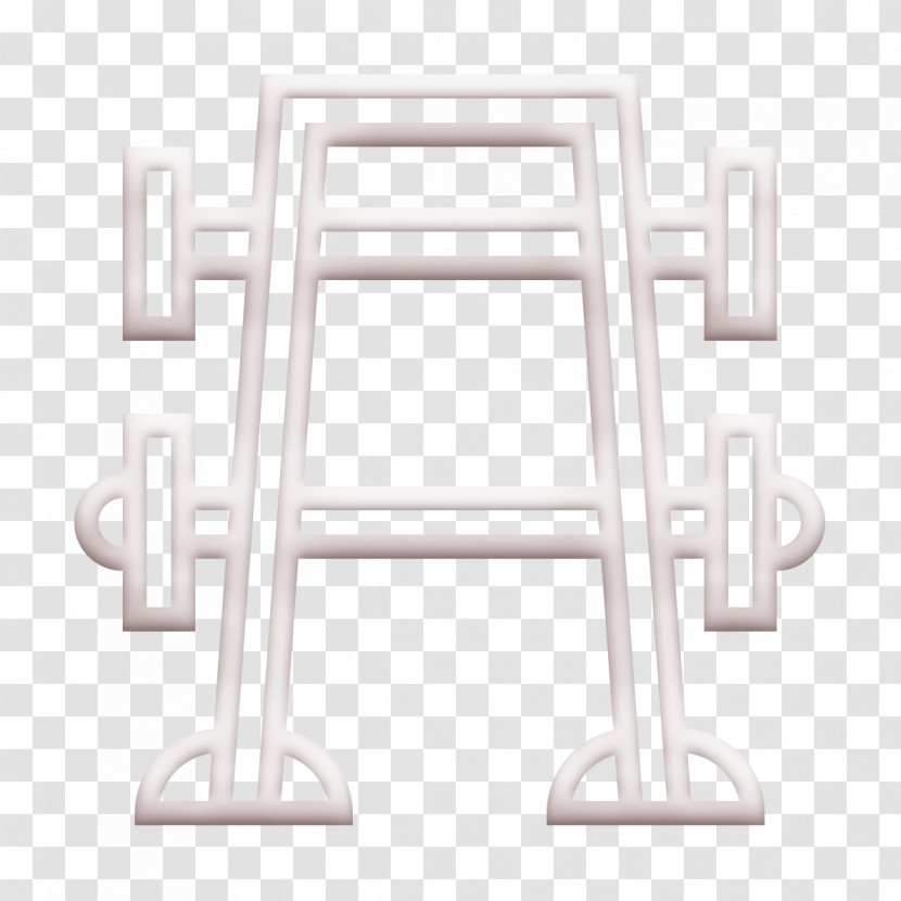 Fitness Icon Bench Press Icon Gym Icon Transparent PNG