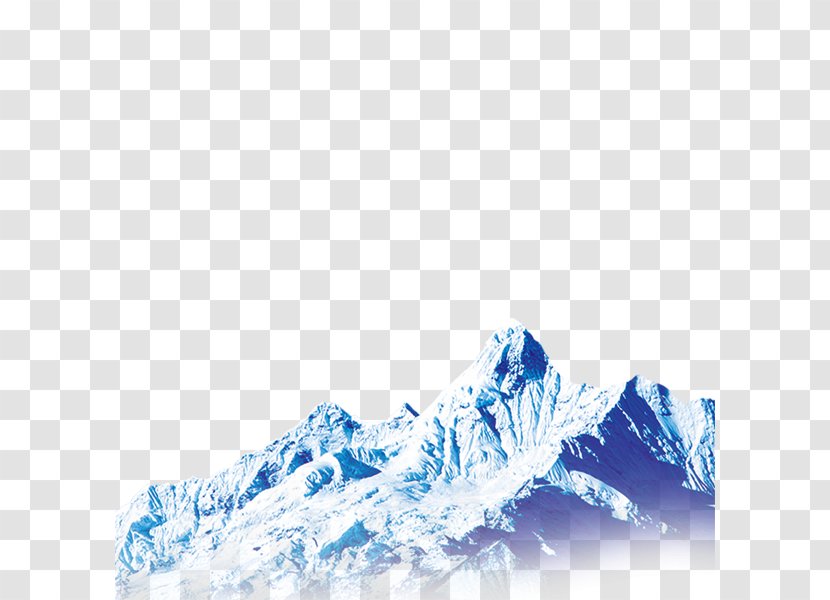 Blue Iceberg - Snow Transparent PNG