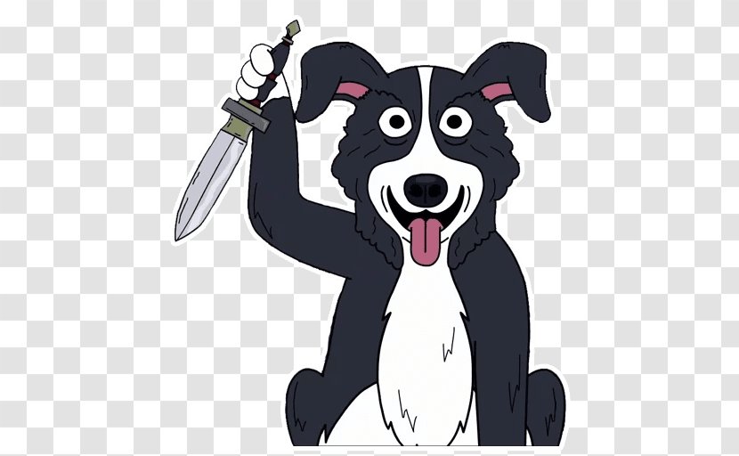 Puppy Border Collie Sticker Telegram Dog Breed - Group Transparent PNG