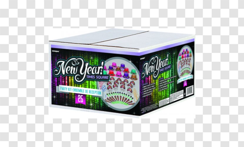 Party New Year's Eve Times Square Karlsruhe Institute Of Technology Game - Paper Bag Transparent PNG