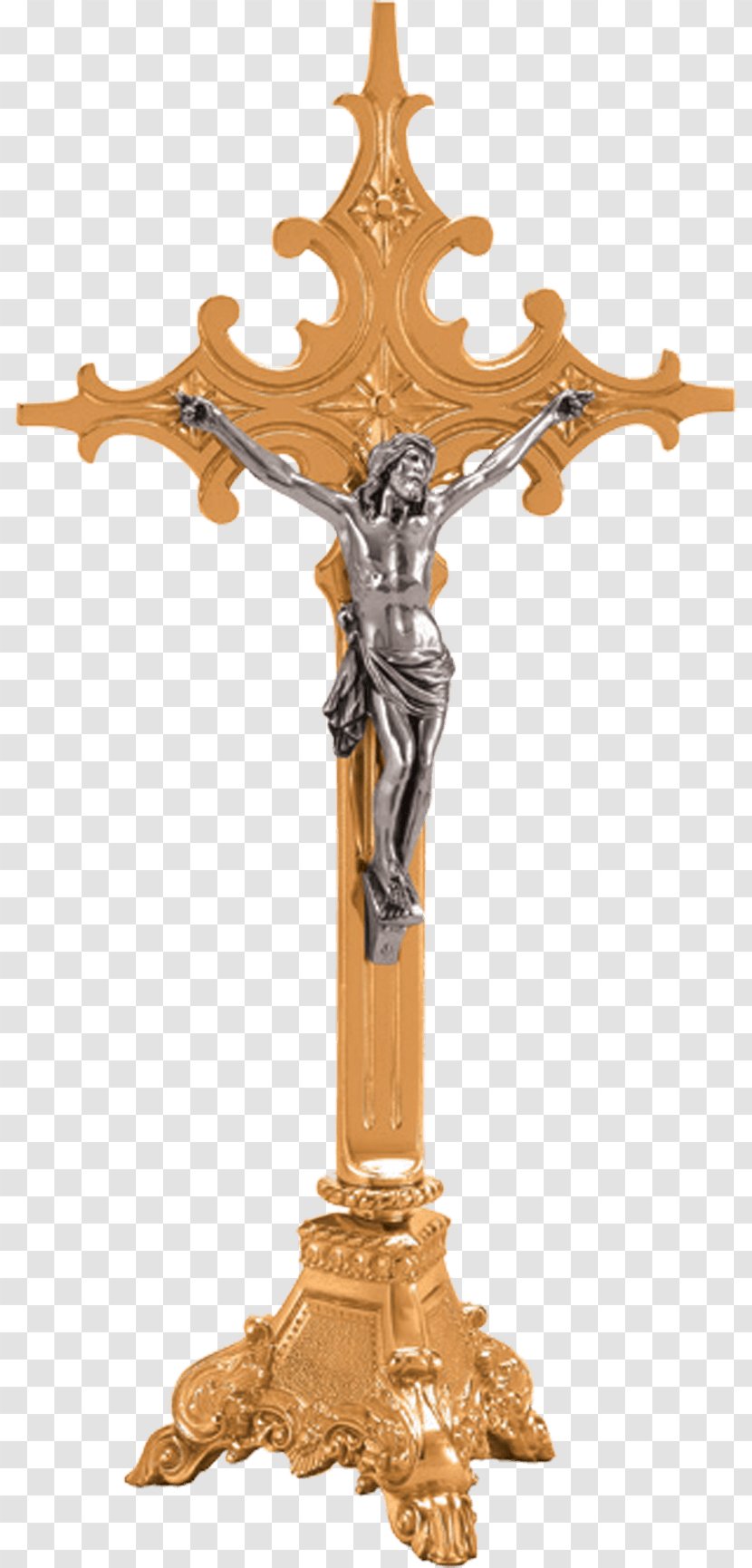 Crucifix Altar Symbol Candelabra Religion Transparent PNG
