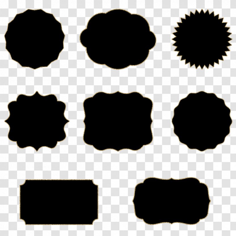 Clip Art Picture Frames Image Heart Frame Ornament - Black And White - Diferent Mockup Transparent PNG