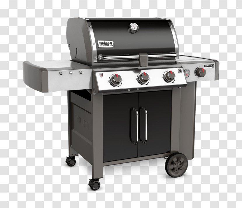 Barbecue Weber-Stephen Products Weber Genesis II E-310 LX 340 Propane - Stainless Steel Transparent PNG