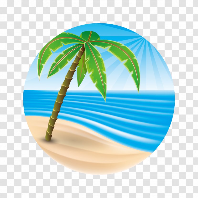 Cartoon Icon - Organism - Sea Island,coconut,Coco,tourism,Great Transparent PNG