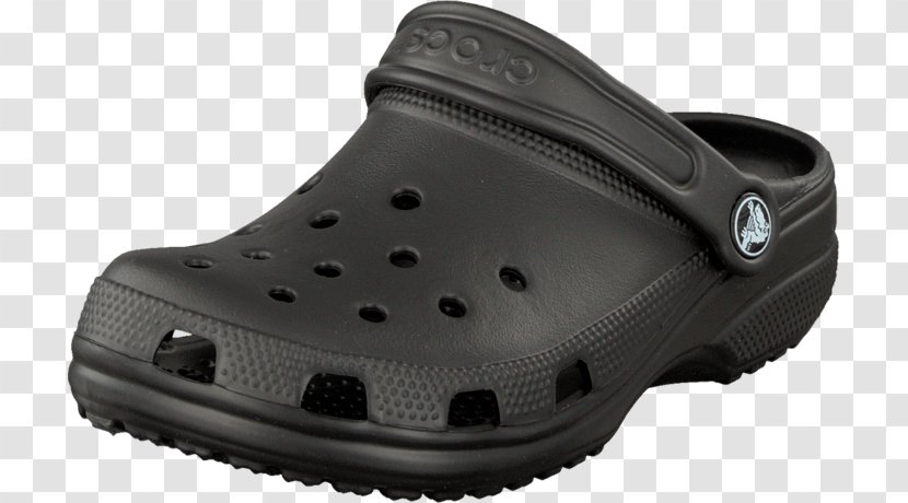 Slipper Sandal Shoe Crocs Sneakers - Black Transparent PNG
