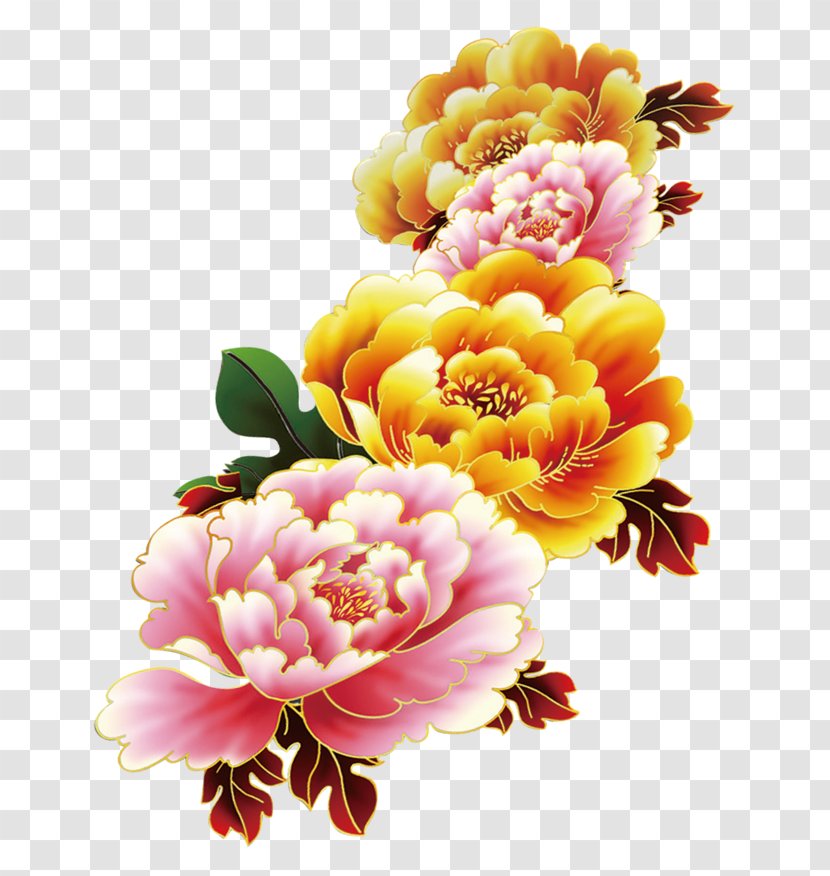 China Peony Chinese New Year Flower - Moutan Transparent PNG