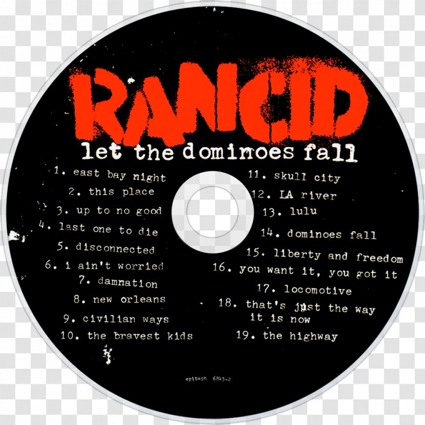 Let The Dominoes Fall Rancid Compact Disc Album - Heart Transparent PNG