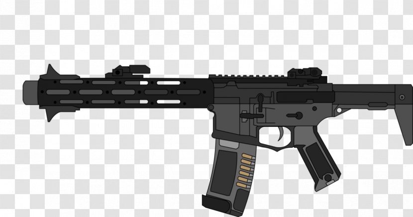 AAC Honey Badger PDW Airsoft Guns M4 Carbine - Heart - Watercolor Transparent PNG