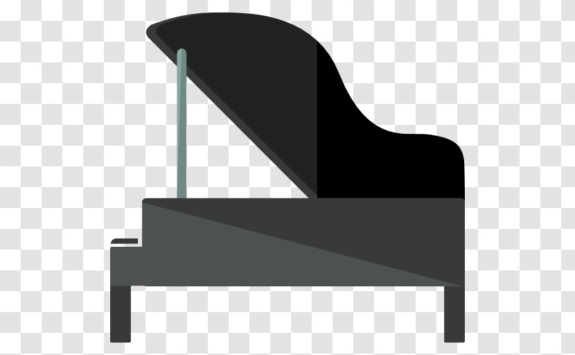 Piano Download Icon - Heart - Black Transparent PNG