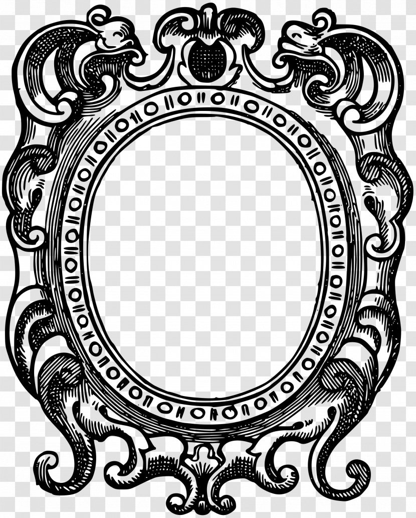 Picture Frames Borders And Clip Art - Rectangle - Baroque Vector Transparent PNG