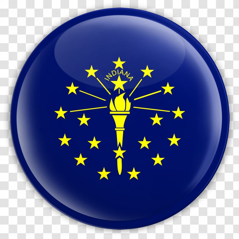 Flag Of Indiana State Ohio - Heart - University Canterbury England Transparent PNG