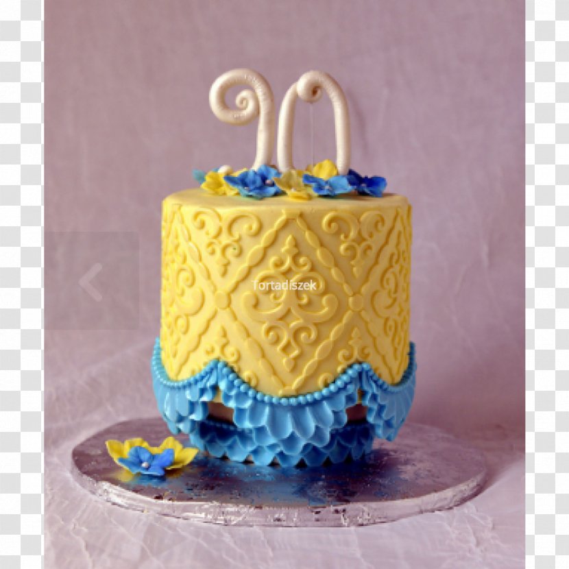Buttercream Birthday Cake Decorating Royal Icing Cobalt Blue - Fondant Transparent PNG