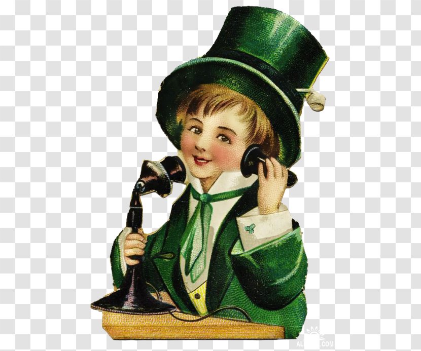 Saint Patrick's Day Irish People Holiday Leprechaun Greeting & Note Cards - Human Behavior Transparent PNG