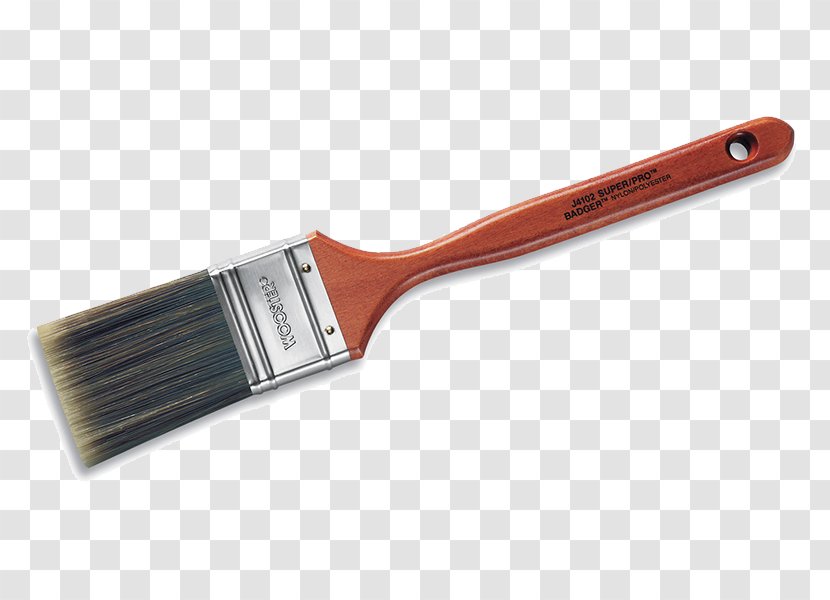 Paintbrush Wooster Badger - Silver Brush Transparent PNG